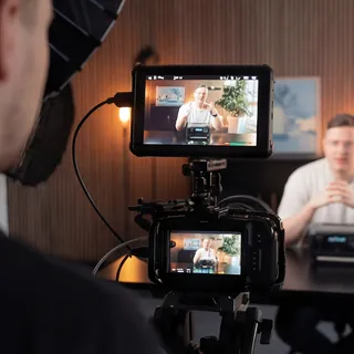 Filming-Setup im Testlabor